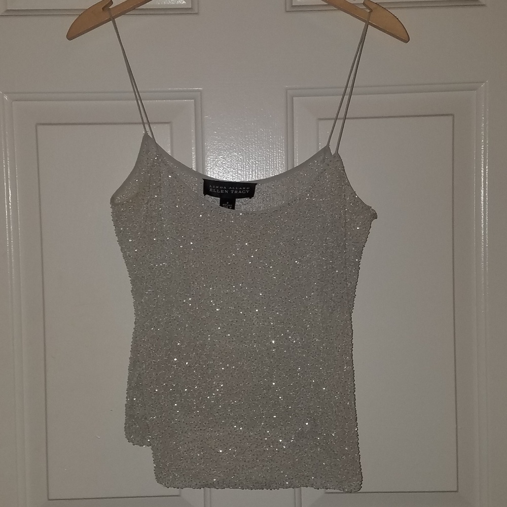 Linda Allard Ellen Tracy beaded top